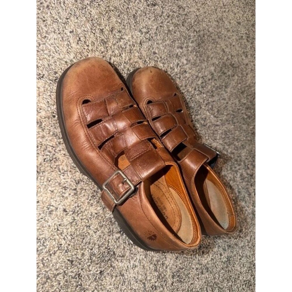 Ecco Comfort Fiber Women's Size 39 (8.5) Casual Leather Sandal